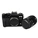 2 Pack X Mount Body Cap Cover & Rear Lens Cap for Fuji Fujifilm X-T5 X-T4 X-T3 X-T2 X-S20 X-S10 X-T50 X-T30 X-T20 X-T200 X-M5 X-H1 X-H2 X-PRO3 PRO2 X-E5 X-E4 X-E3 & More Fujifilm X Mount Camera & Lens