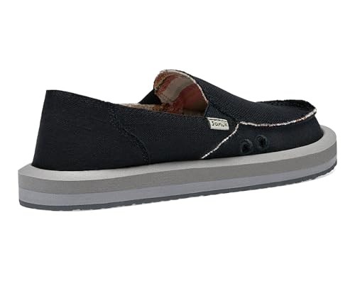 Image of Sanuk Womens Donna Soft Top Hemp Loafers | Womens Shoes | Slip On Shoes for Women | Women's Slip-on Loafers | Memory Foam Footbed