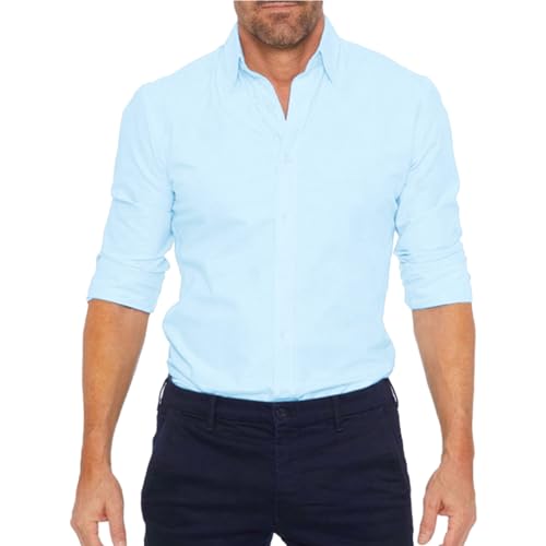 Chemise de mariage pour homme CHUNOTU t-shirt formel élégant pour les grandes fêtes