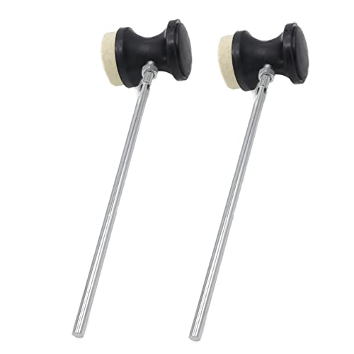 image for Cheerock 2pcs Double-Sided Bass Drum Pedal Beater, Double Kick Drum Pe