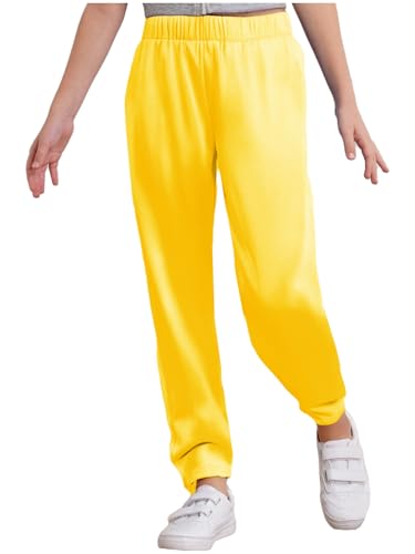 Moily Kids Girls Boys Silky Satin Dance Pants Mid-West Style Long Trousers Indian Kurta Sets Gold 14 Years