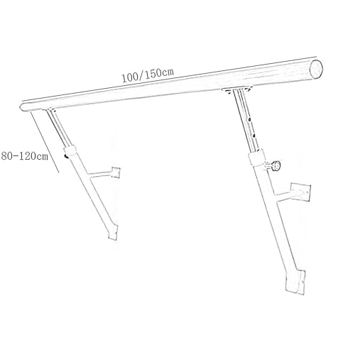 Barres de ballet portables avec hauteur ajustable de 80 à 120 cm - 3