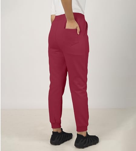 Image of KYDA KIDS Girl's Regular Cotton Joggers for Casual Wear, Jogging, Exercise& Walking (Pack of 1)