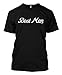 Best Man Men's T-shirt (Large, BLACK)