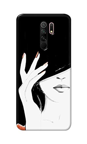 Image of PRINTFIDAA Photo of Beautiful Girl Hard Back Cover for Redmi 9 Prime /Poco M2 / Poco M2 Reloaded Back Cover -(P6) KAT1005