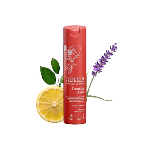 Image of Kleenest Adeha Room Air Freshener Spray Combo - Waves of Serenity & Dancing Dawn | Alcohol Free Long Lasting Fragrance for Home & Office | Room Freshener Spray Combo Pack | 218 ml x 2