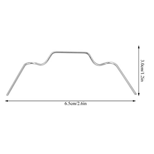Braçadeiras De Vidro De Estufa Grossas De 50 Peças, Ferramenta W Equipamento De Fivela De Mola Para