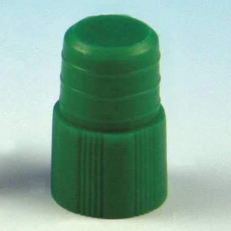 Plug Cap,Polyethylene,Green,PK1000