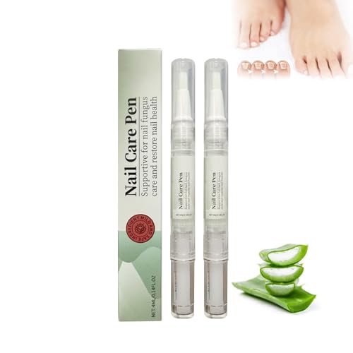 Mullend Nail Care Pen Fungus, Fungal Treatment For Toenails, Fungus Nail Care Pen, Natural Ingredients Treatment Extra Strong,Nail Strengthener With Tea Tree Oil, Vitamin E & Aloe Vera (2)