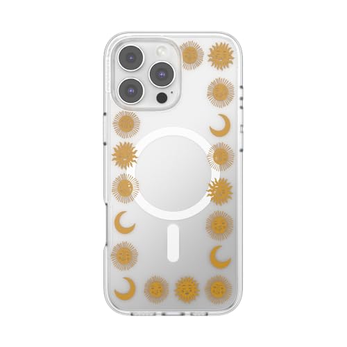 PopSockets iPhone 16 Pro Max Case Compatible with MagSafe, Phone Case for iPhone 16 Pro Max, Wireless Charging Compatible - Phases