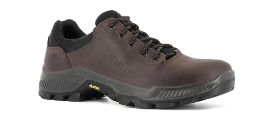 Alpina Prima Men Shoes Full Leather with Alpitex Breathable Membrane Vibram All Weather Slip Resistant Lightweight Rugged,Size:US 9M-10W,Size:EU 42.5 Dark Brown