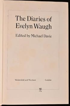 Hardcover The Diaries of Evelyn Waugh Book