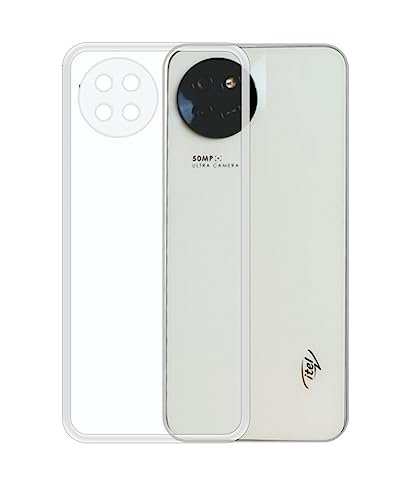 Image of COVERBLACK Rubber Back Cover for itel S665L / itel S23 - Transparent