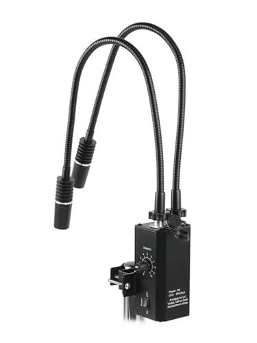 Illuminateur double LED col de cygne pour microscope industriel 6W spot de remplissage