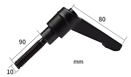 Leve Di Serraggio M10 In Acciaio - 2 Pezzi - Filettatura Regolabile - Foto 5