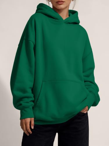 Image of Trendy Queen Women Oversized Hoodies Fall Outfits | Gentle Skin Feel, Aesthetic Drop Shoulder, Large Kangaroo Pocket, Seamless Daily Outfit Match