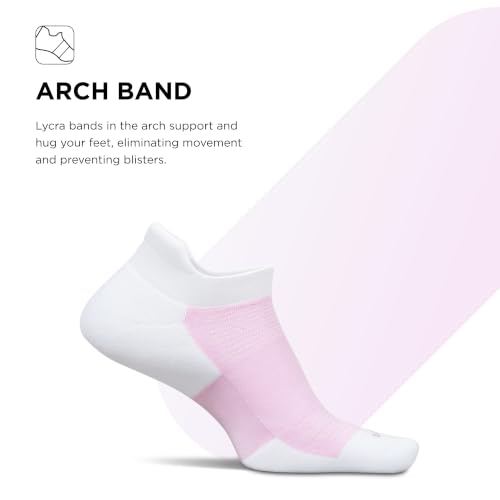 Image of Feetures High Performance Max Cushion Ankle Sock - Tab Socks for Women & Men with Heel Tab