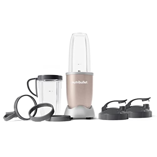 Comparison: Best Nutribullet For Smoothies 8 nutribullet Pro 900 Watt Personal Blender - 13-Piece High-Speed Blender/Mixer System, Champagne