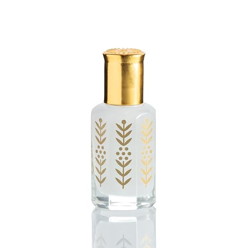 Nawal Musk White Musk Perfume Oil – A Timeless Pure Musk Fragrance with a Soft and Elegant Finish, Long-Lasting Unisex Attar Perfume for Men and Women, Ideal for Daily Wear, 12ml