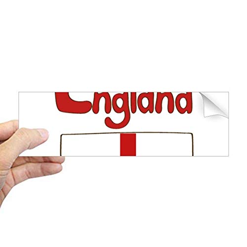 Etiqueta engomada de la bandera nacional de Inglaterra vinilo rectangular coche 1