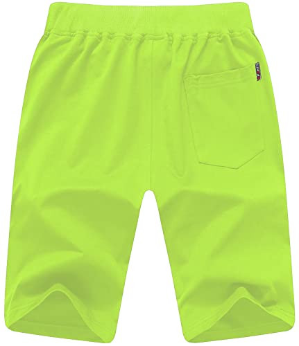 CREATMO US Men's Shorts Zipper Pocket Elastic Waist Stretch Summer Casual Beach2