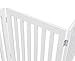 INTERNET'S BEST Dog Gate Indoor Freestanding Pet Barrier, Folding Wood Dog Fence, Extra Wide Doorway Puppy Gate, Indoor Animal Privacy Panel, Wooden Cat Fence - 4 Panel - 24