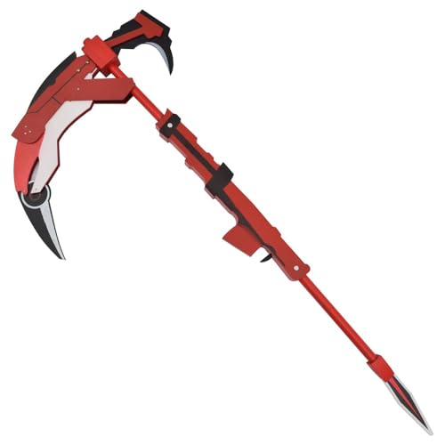 Generico Fyrescosplay Falce ornamentale ARMA CRESCENT ORSE DI RUBY ROSE legno 130cm