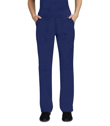 Healing Hands Women's Scrub Pant Tori Cargo Bottoms with 5 Pockets and 2-Way Stretch Fabric 9133, M, Navy