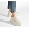 LUCKY STEP Women's Platform Fashion Sneakers Classic Wedge Canvas Casual Low Top Retro Walking Shoes