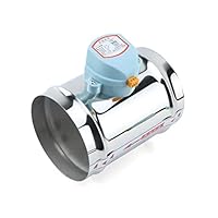 Amortisseur De Cheminée Rond En Acier Inoxydable - Clapet Anti-retour Pour Conduit - Ø à Préciser