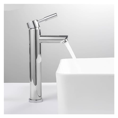 Grifo de lavabo de baño en cascada que evita salpicaduras molestas 5