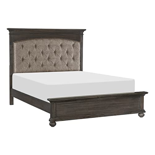 Lexicon Mason Panel Bed, Queen, Rustic Brown #TOP12