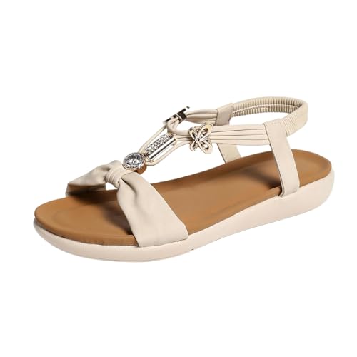 Sabot jardin femme et pantoufles de plage légères avec nœud élégant pour le quotidien