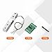 MECCANIXITY Digital Load Cell Weight Sensor 20KG + HX711 Module Weighing Sensor 24 Bit Precision A/D Dual-Channel 20x33mm for DIY Portable Electronic Kitchen Scale Kit