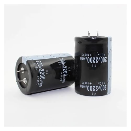 Condensateurs 2200 uF 200V radiaux de haute précision pour équipements audio de salon