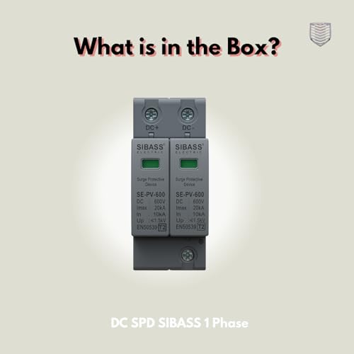 Image of AC /DC Surge Protection Device (SPD) 320V / 600V / 1000V - Single & Three Phase, 2 Pole / 3 Pole / 4 Pole - Sibass or Phoenix Contact (DC SPD, Sibass-600V-2P)