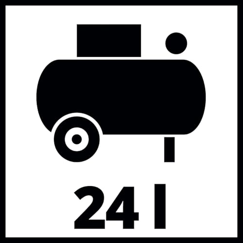 Einhell TC-AC 200/24/8 OF Air Compressor - 24L, 1200W, 240V, 8 Bar, 116 PSI, Oil-Free Service-Free Motor, Pressure Reducer, Safety Valve - Air Compressor For Workshops With 3 Year Warranty 10 Einhell TC-AC 200/24/8 OF Air Compressor - 24L, 1200W, 240V, 8 Bar, 116 PSI, Oil-Free Service-Free Motor, Pressure Reducer, Safety Valve - Air Compressor For Workshops With 3 Year Warranty - Image 10