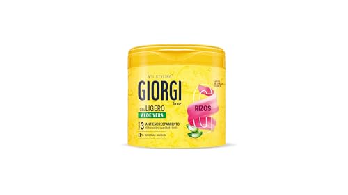 Giorgi Line - Gel Ligero para Rizos Definidos, con Aloe Vera - 400 ml
