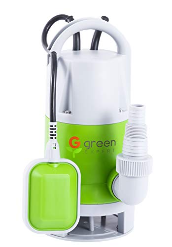 Green Expert Portable Submersible Sump Pump 1/4HP 2113GPH High Flow with Tethered Float