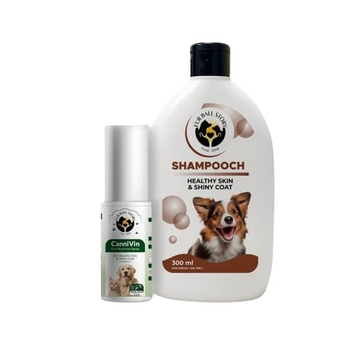Fur Ball Story Shiny Coat Combo Pack CanniVin Healthy Skin & Shiny Coat Oral Spray (20 ml) and Shampooch Healthy Skin and Shiny Coat Shampoo (300 ml) (B0CW3B4WW4) Amazon Price History, Amazon Price Tracker