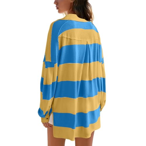 Sudaderas con botones de mujer en manga larga transpirable para verano 4