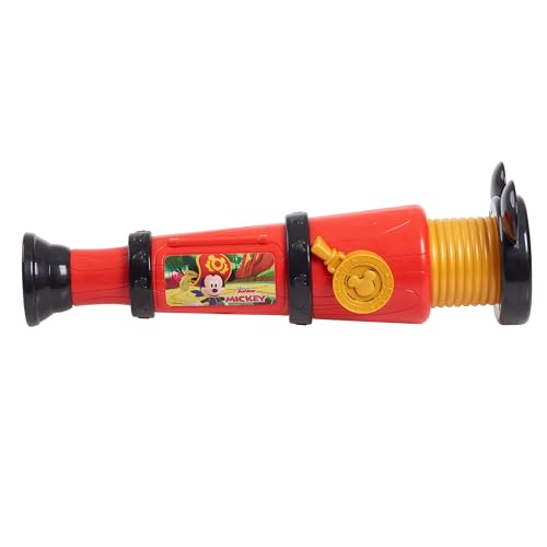 Disney Junior Mickey Mouse Adventure Spyglass with Sounds, Pirate Dress Up and Pretend Play, Kids Toys for Ages 3 Up by Just Play