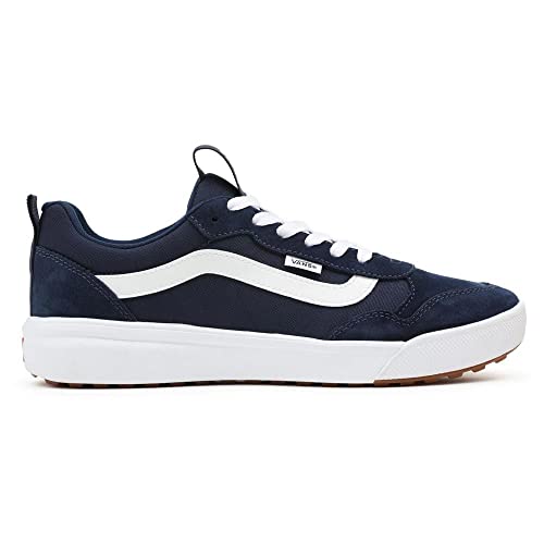 Preisvergleich Produktbild Vans Herren Sneaker, Velourslederkleid aus Leinen Blau Weiß, 42 EU