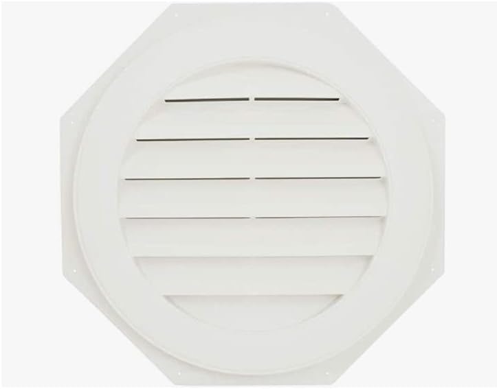 16 inch Round Gable Vent 2 Piece - White