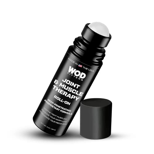 WODFitters Joint & Muscle Therapy Roll On - 3 oz - Premium Recovery Formula for HIPS Knees Hands Feet (3 oz)