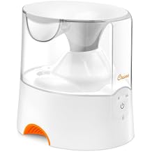 Crane Warm Mist Humidifier, Warm Mist Humidifiers For Bedroom, 1.9L Tank, Vaporizer For Congestion, Steam Humidifier, Humidifiers For Bedroom Warm Mist, Bedside Humidifier, Vapor Pad Included