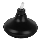 Toyvian Tischfeuerzeug aus Nachfüllbare Tischfackel für Außenbereich Eleganter Gartenleuchter mit Flamme und Deckel für Patio Dekoration und Abendliche Veranstaltungen