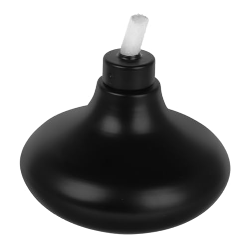 Toyvian Tischfeuerzeug aus Nachfüllbare Tischfackel für Außenbereich Eleganter Gartenleuchter mit Flamme und Deckel für Patio Dekoration und Abendliche Veranstaltungen