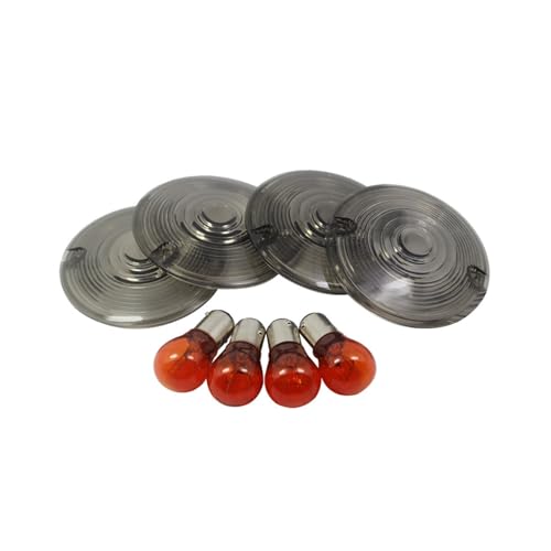 Intermitentes de moto ahumados y transparentes para Harley Davidson Road King Touring FLST