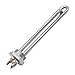 DERNORD 12V 600W Immersion Heater Submersible Water Heater Element Stainless Steel Heating Element with 1 Inch NPSM Fitting Double U Type